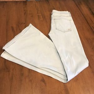 Express Jeans Bell Flare Mid Rise light wash